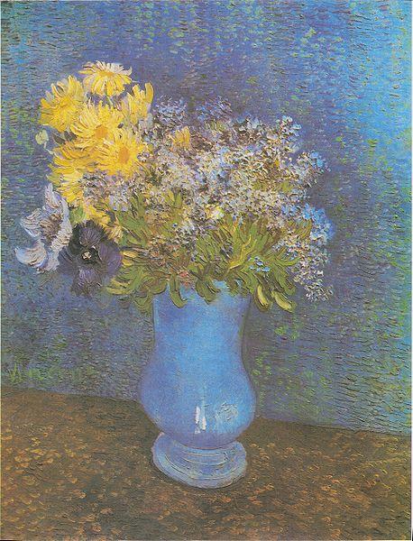 Vase of lilacs, Vincent Van Gogh